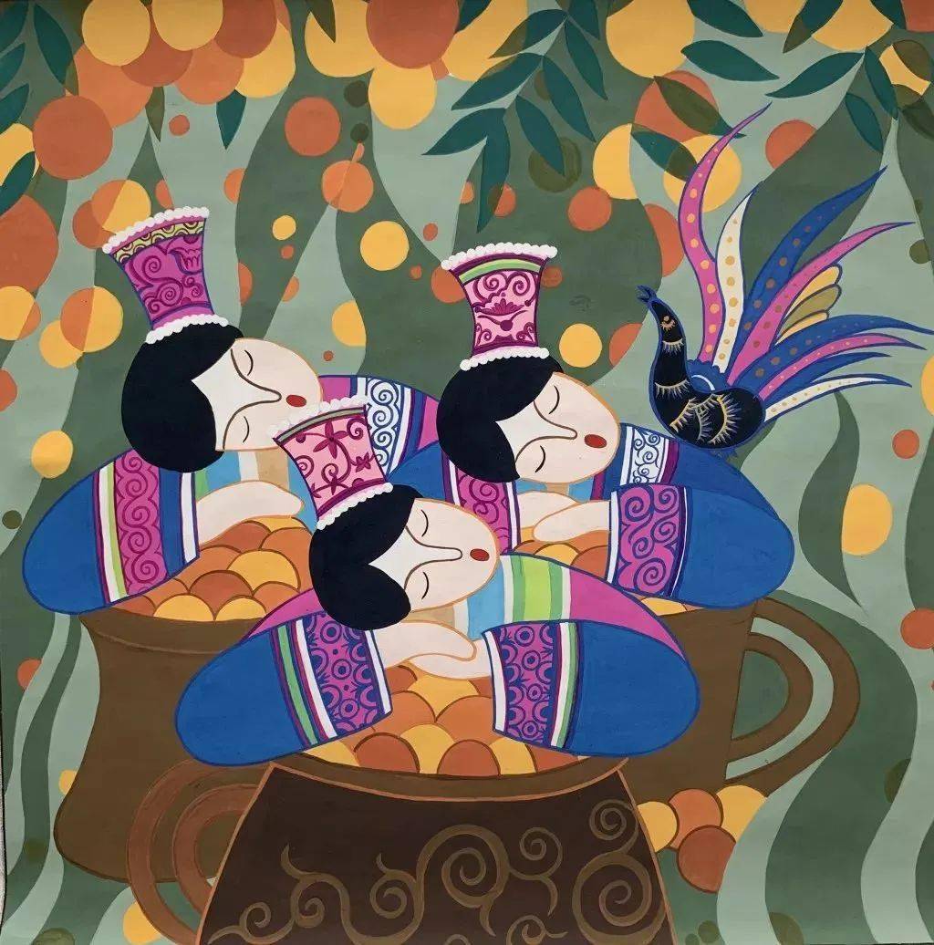 "黔西农民画"非物质文化遗产传承人