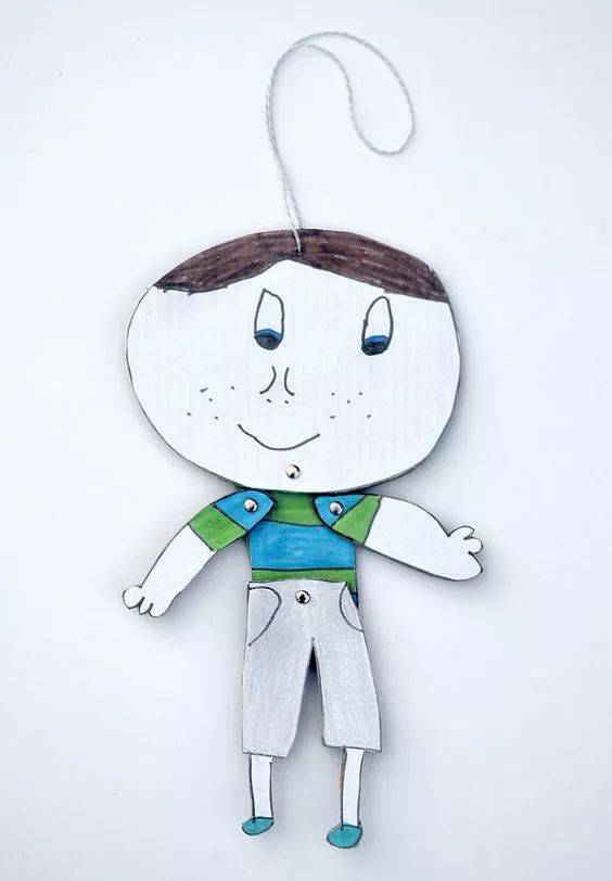 绘画能力好的还可以制作全家福纸偶来玩,也可以找朋友定制,还可以制作