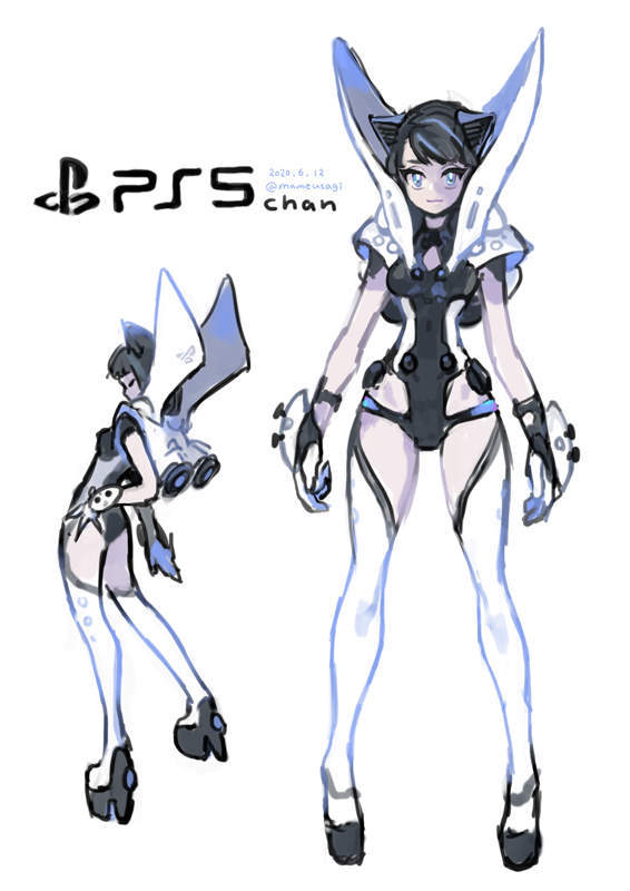 ps5拟人化:主机妹子香喷喷,画师极力创作的每一位角色都很赞