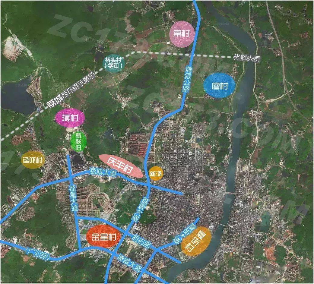 荔城街西环路其实是《广汕公路北绕线工程》的一部分.