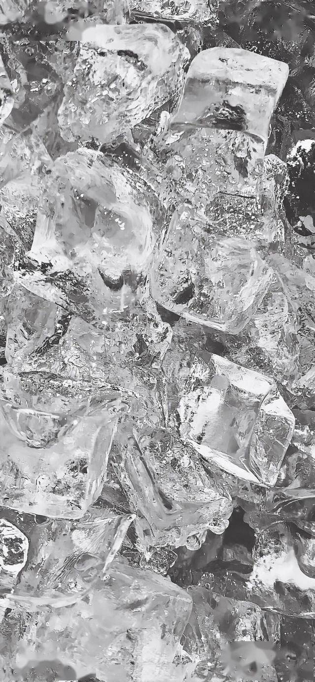 冰块壁纸丨天气太热 给你的手机降降温吧