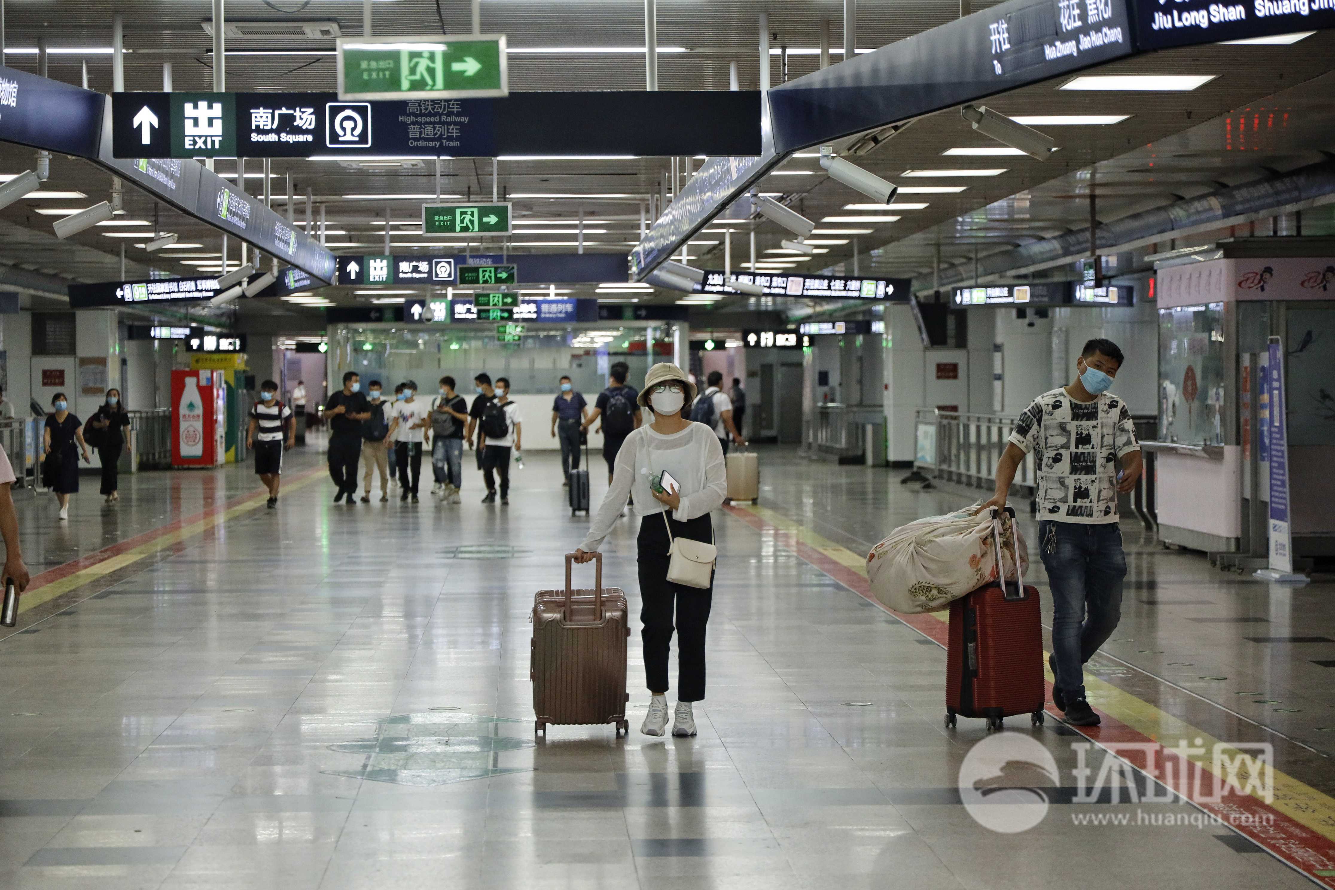 北京西站出站客流大幅度下降,部分車次僅有個位數旅客出京