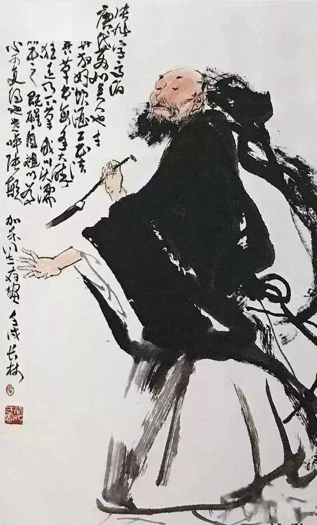 名家| 他只活了32岁,写意人物狂放不羁_梁长林