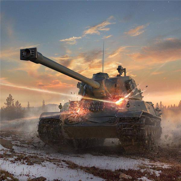 因与虎王颇为相似的造型,f系viii级重坦amx m4 49获得了"f系虎王"的