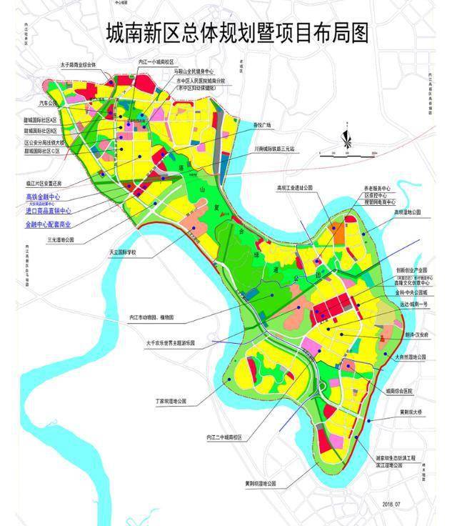 内江五区最新规划未来这些地方将大变样