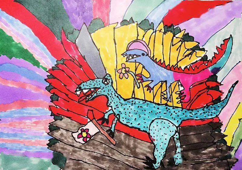 《夏天的彩虹城堡》 王丽莎 6岁