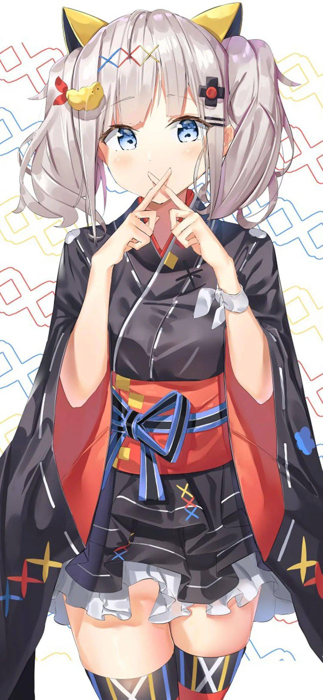 动漫壁纸,全面屏手机锁屏,辉夜月luna绊爱可爱女生壁纸