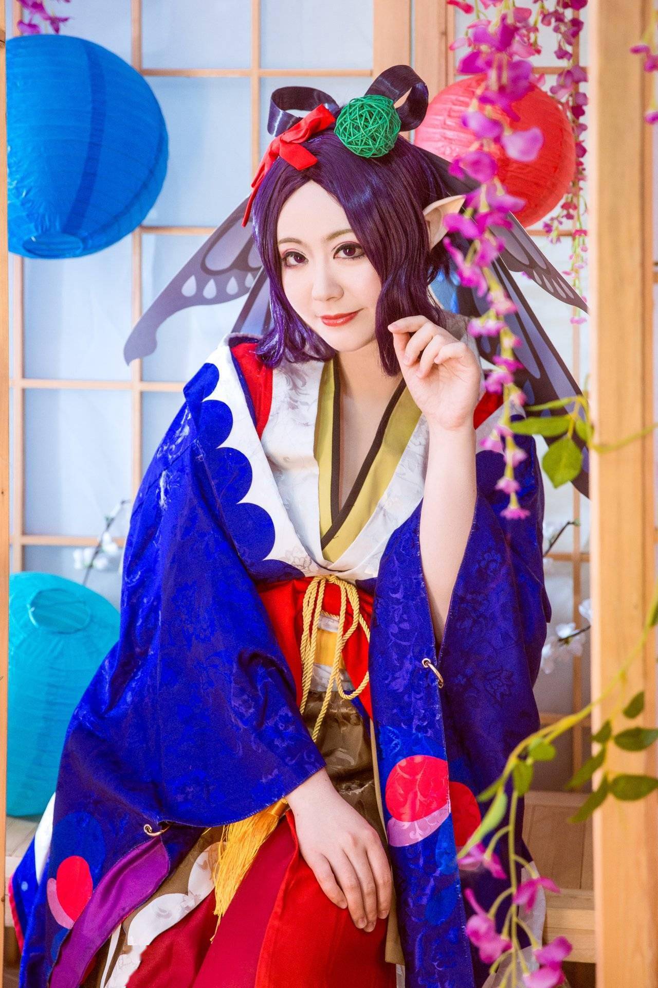 阴阳师蝴蝶精cosplay