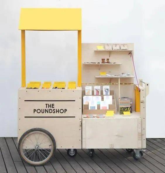 那些美美的摆摊车_设计的