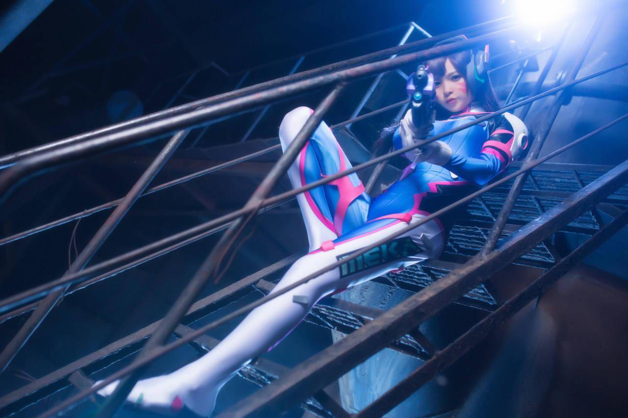守望先锋 d.va 原皮 cosplay