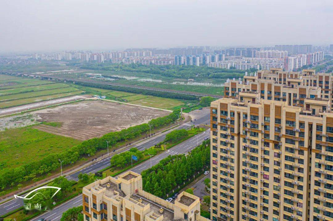 豪横!泥城万达广场项目实景航拍