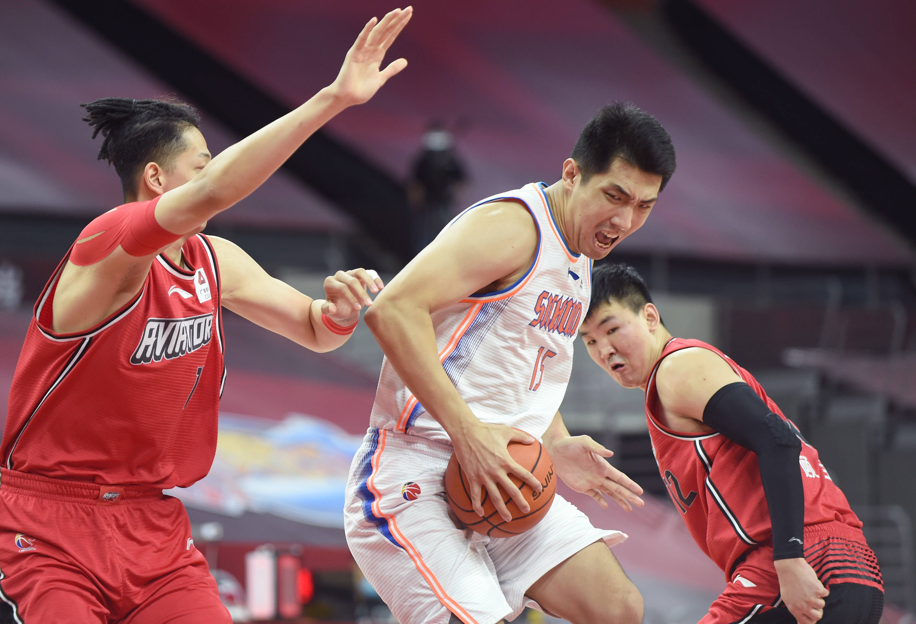 篮球——cba复赛第一阶段:四川五粮金樽对阵深圳马可波罗