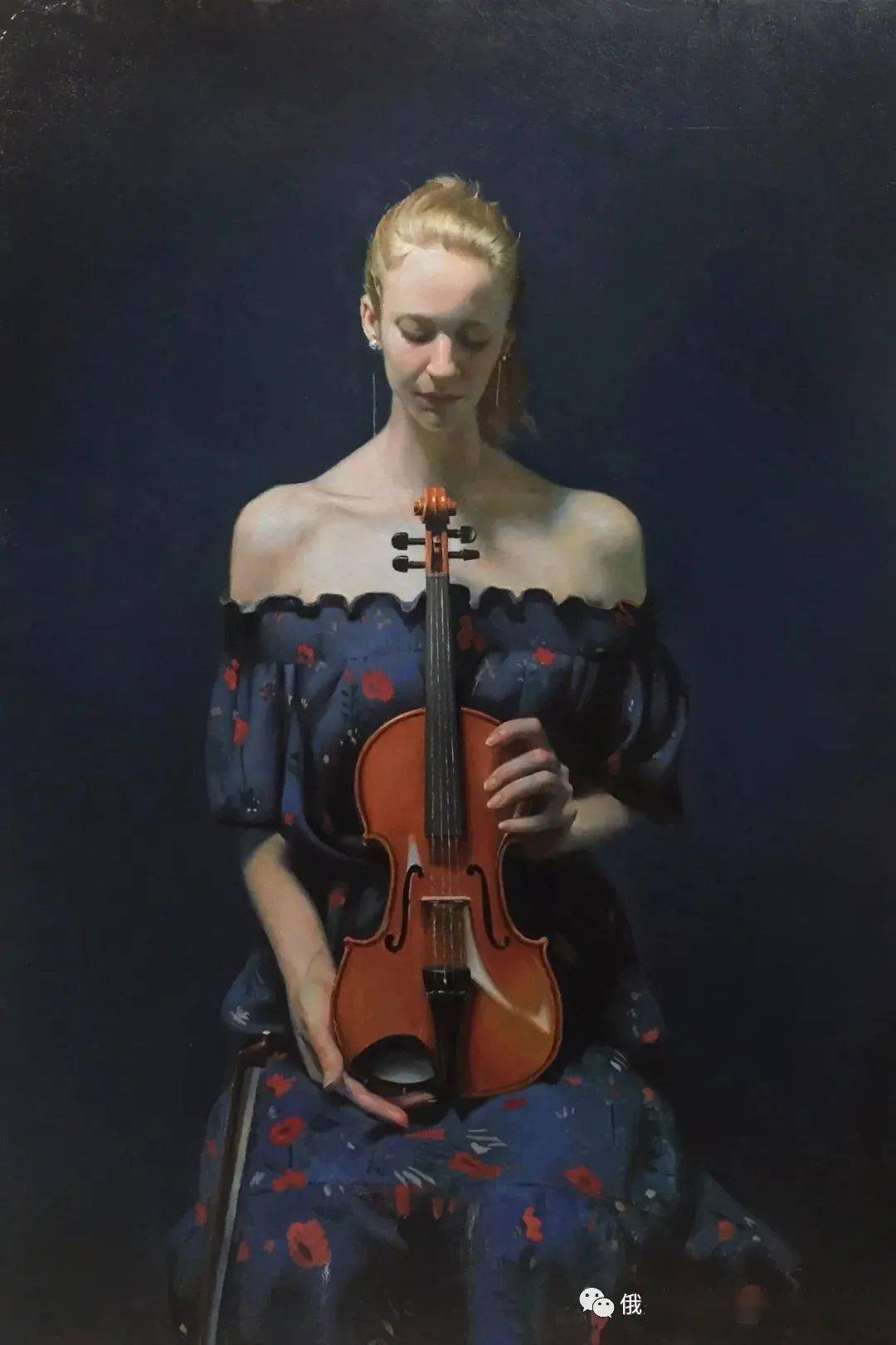 美籍华人画家的人物肖像绘画别具一格,美到令人惊叹!