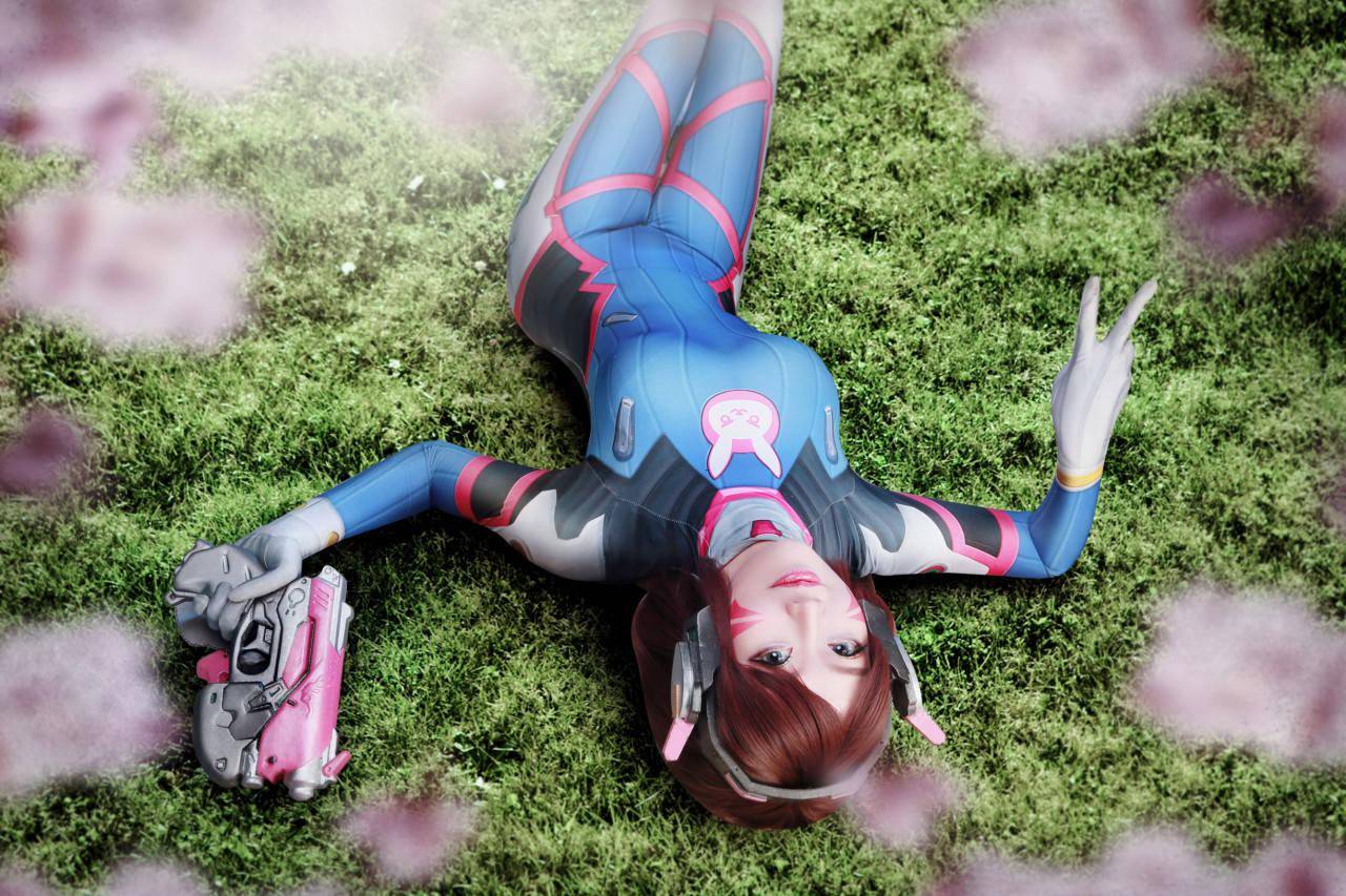 守望先锋 dva cosplay