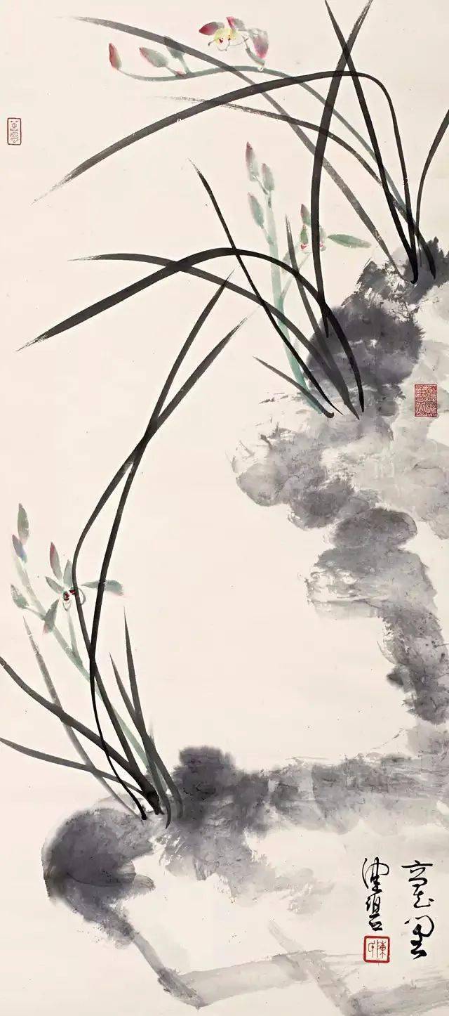 陈佩秋怎样画兰花