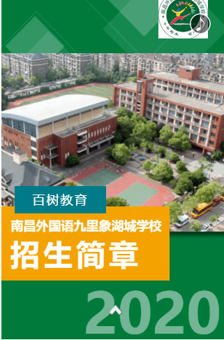 关注|南昌外国语九里象湖城学校2020年秋季小学招生简章