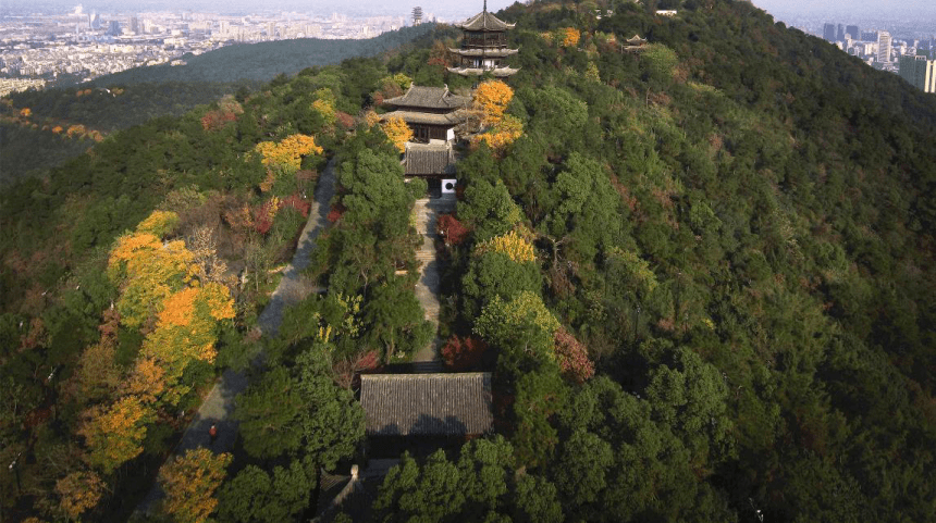 临平山公园图片
