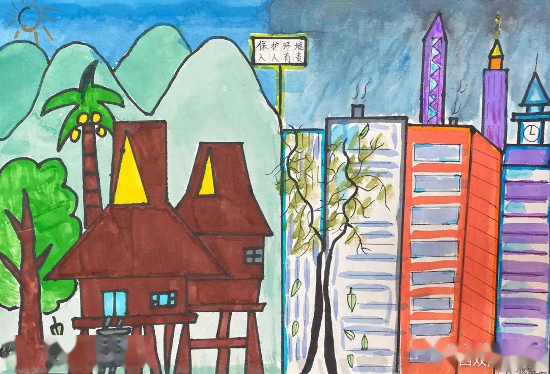 2020年"美丽中国 我是行动者"西双版纳州绘画比赛三等奖作品展_段爱华