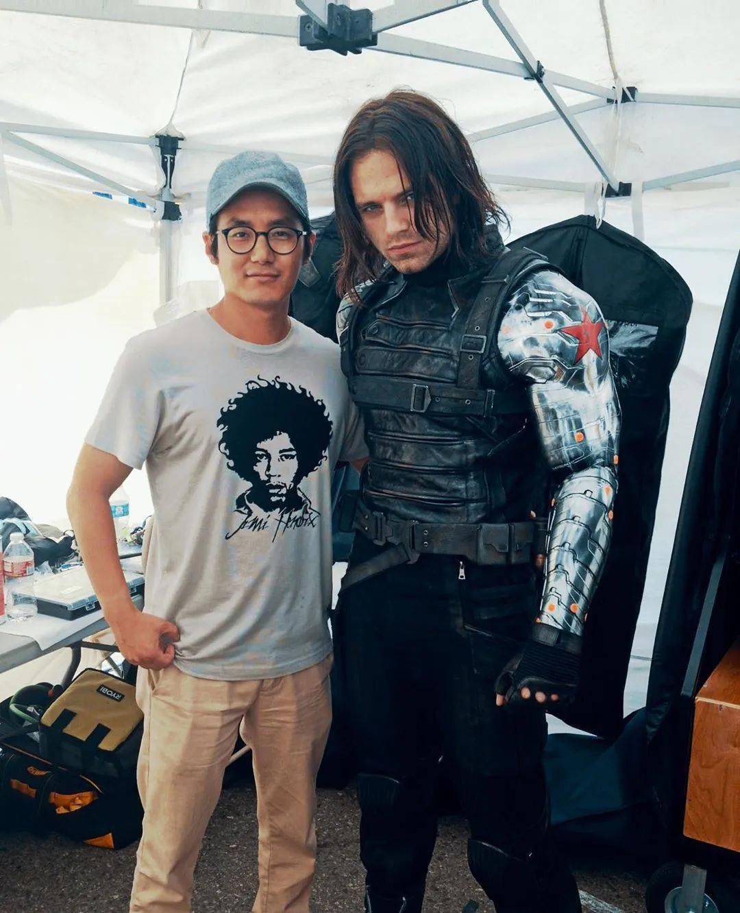 未曝光过的一张《美队2》冬兵照片,好帅啊