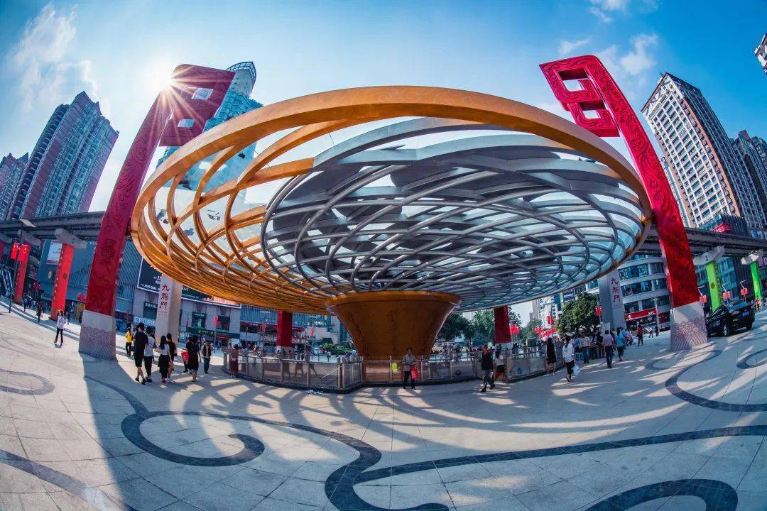 杨家坪商圈 (陈林 摄)