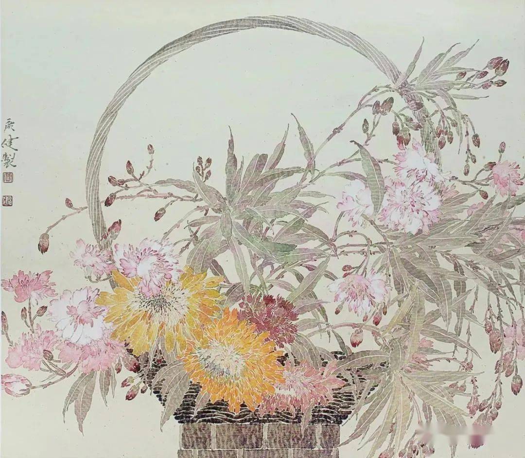 天津美院贾广健院长讲解没骨花卉写生