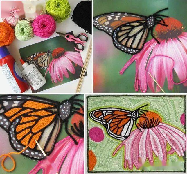 毛线剩余太多用不完一瓶胶水粘起来全家都在夸附教程