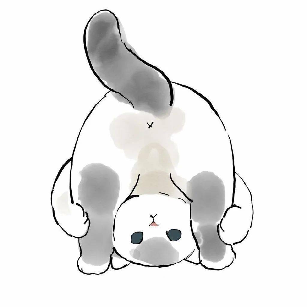 插画100幅可爱猫咪绘画萌化你的心