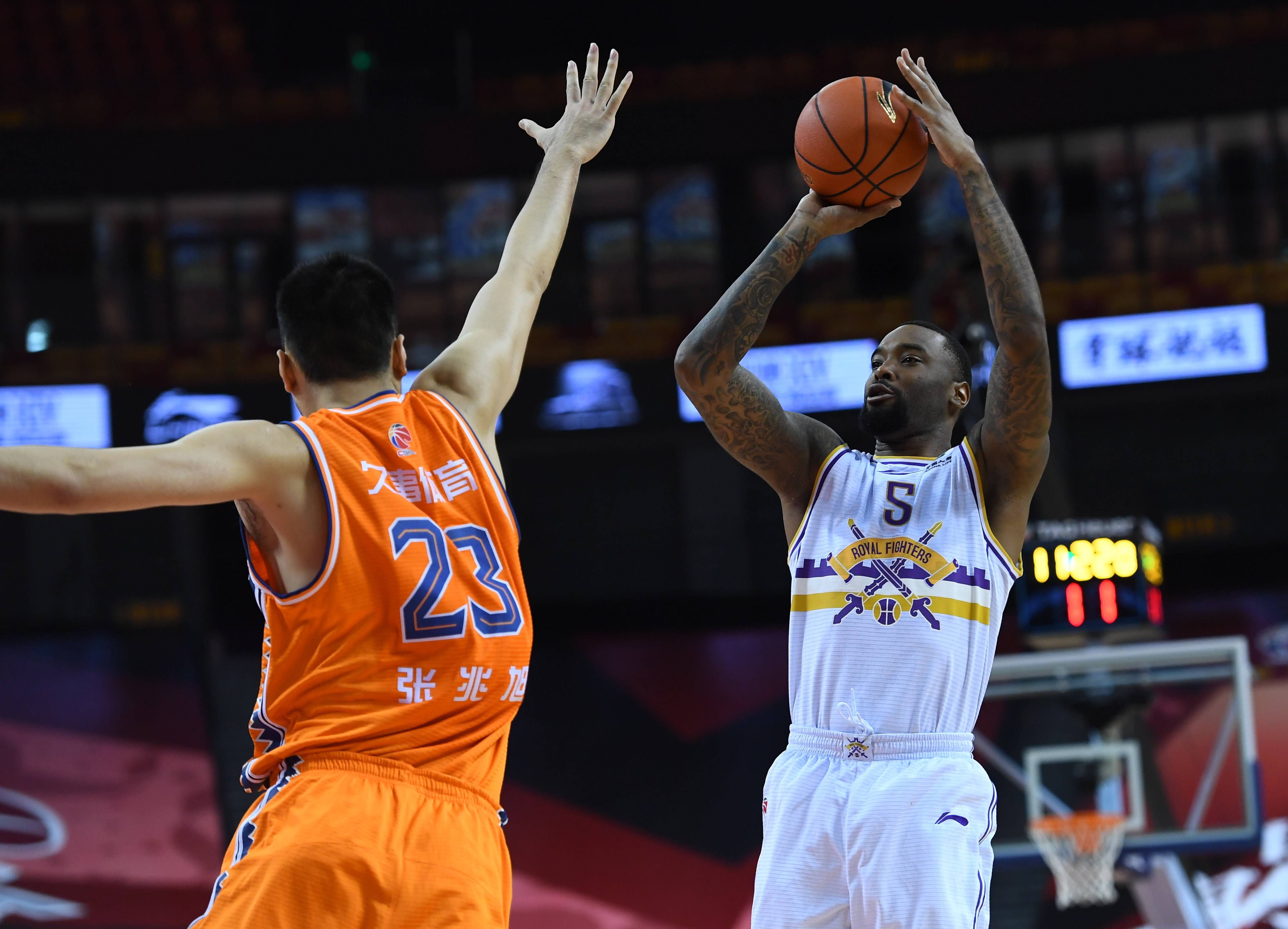 篮球——cba复赛第二阶段:北京控股对阵上海久事