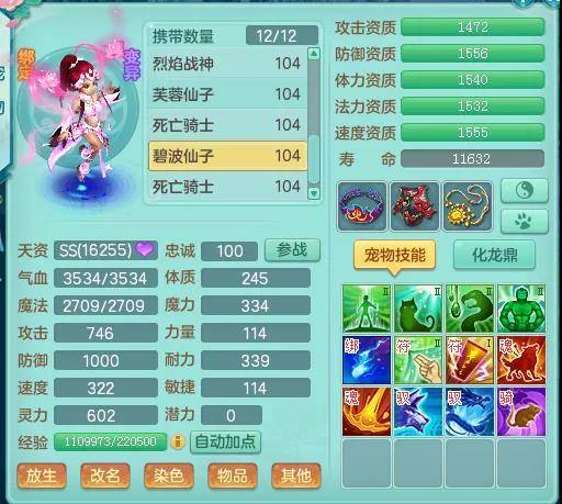 神武4电脑版碧波仙子灵动飘逸影卫反差萌十足