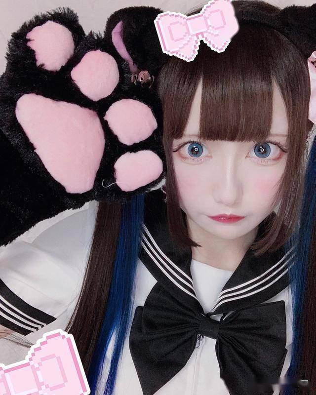 双马尾哥特洛丽塔装-小仓唯示范"地雷系"眼妆