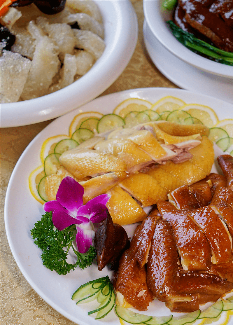 婚宴用鸳鸯鸡图片