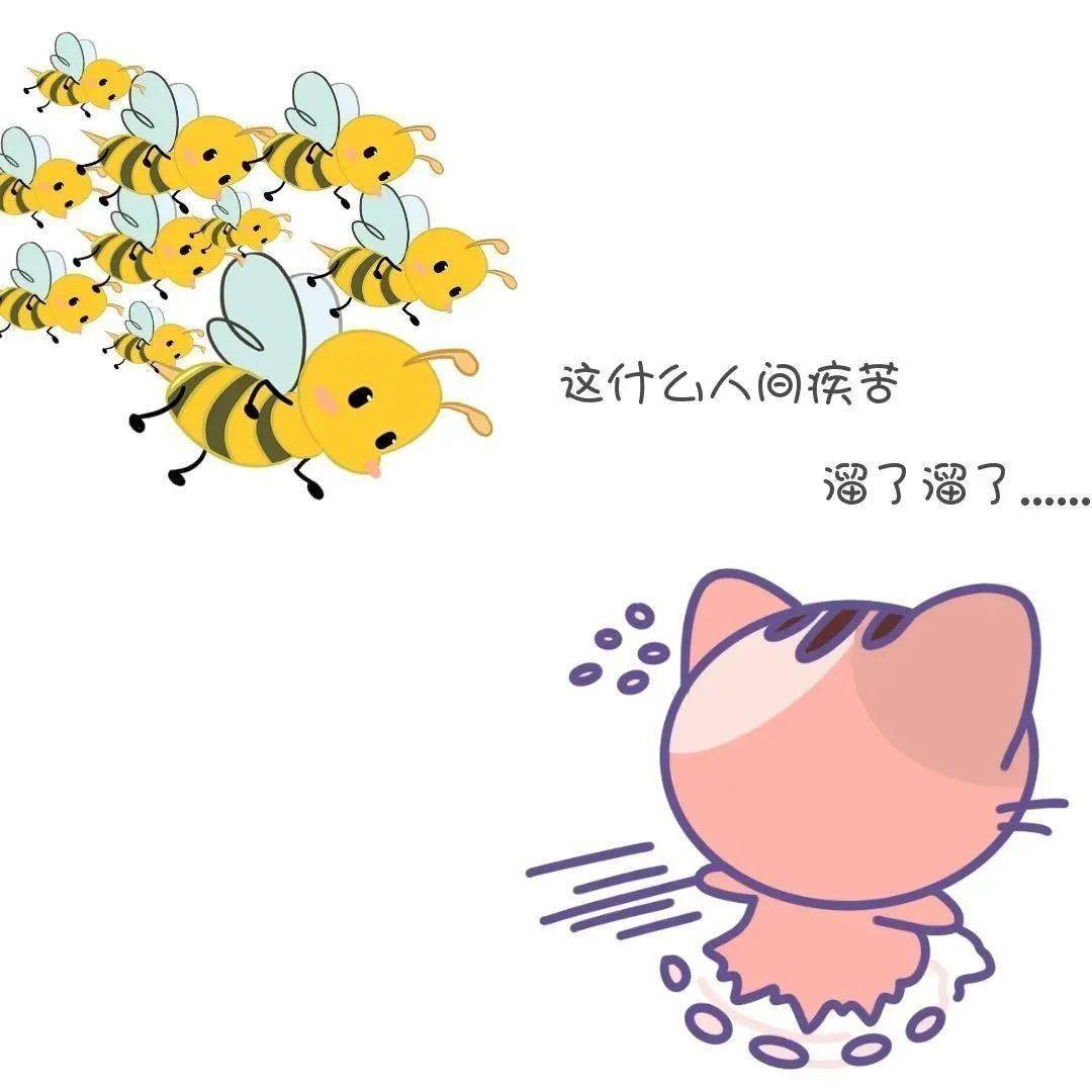 被蜜蜂蛰卡通图片图片