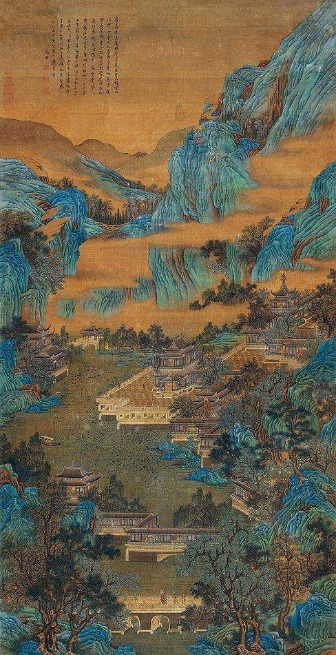 他是宋太祖赵匡胤的七世孙,书画造诣深厚,在南宋首屈一指!_山水