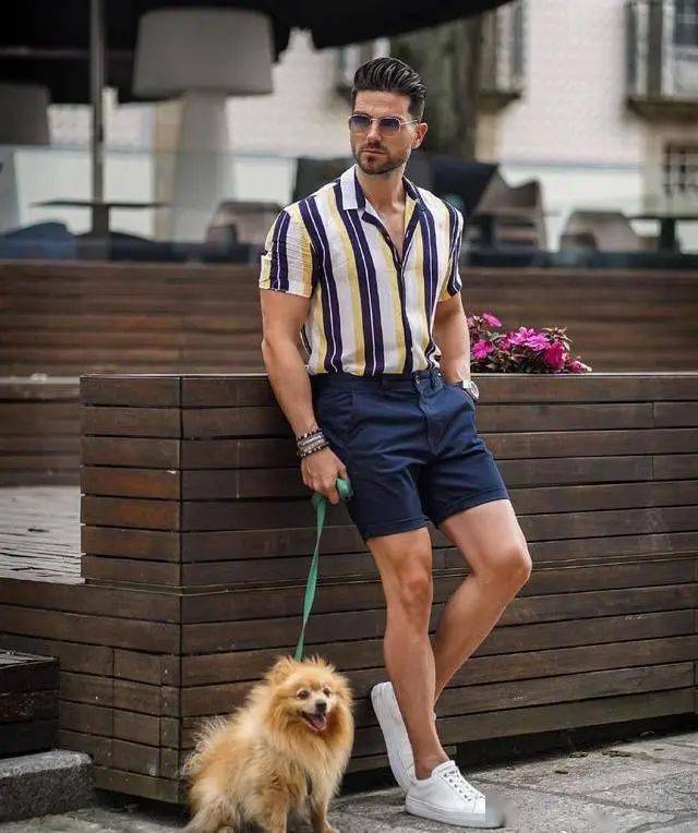 欧洲男博主夏日穿搭模板,多种风格轻松驾驭,帅气又有魅力