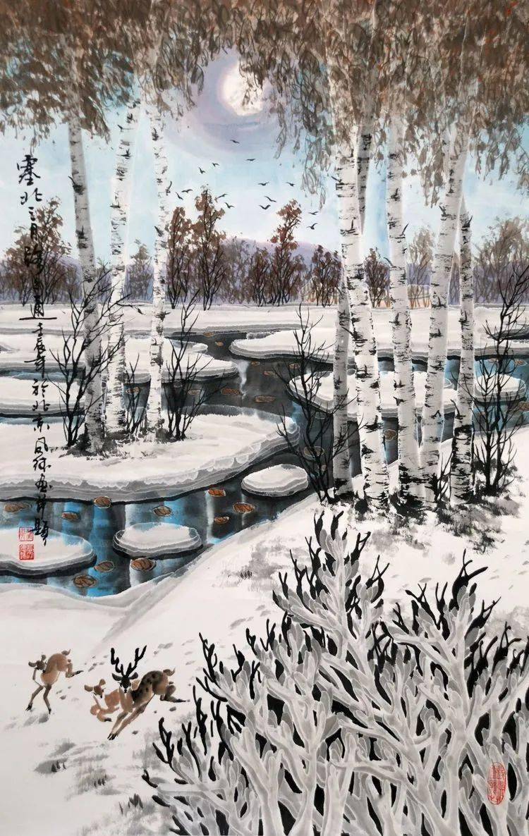 一幅幅裹夹着北国冰天雪地特有的气息