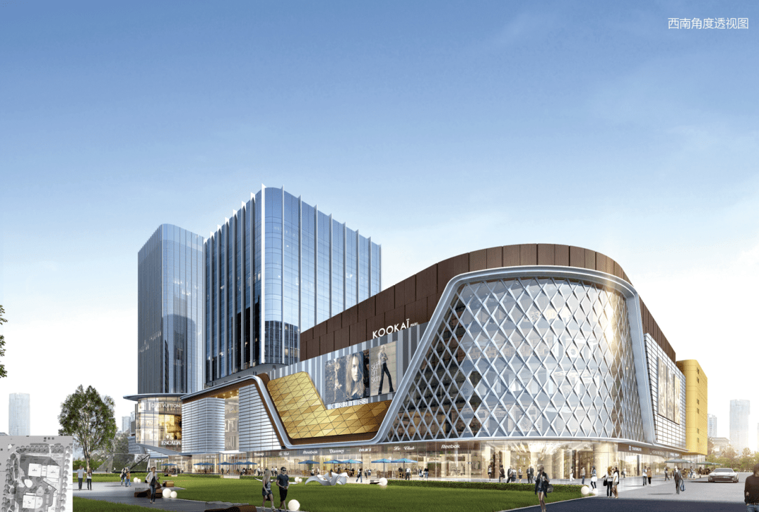 20万㎡潍县中路新大型商业综合体效果图首曝光