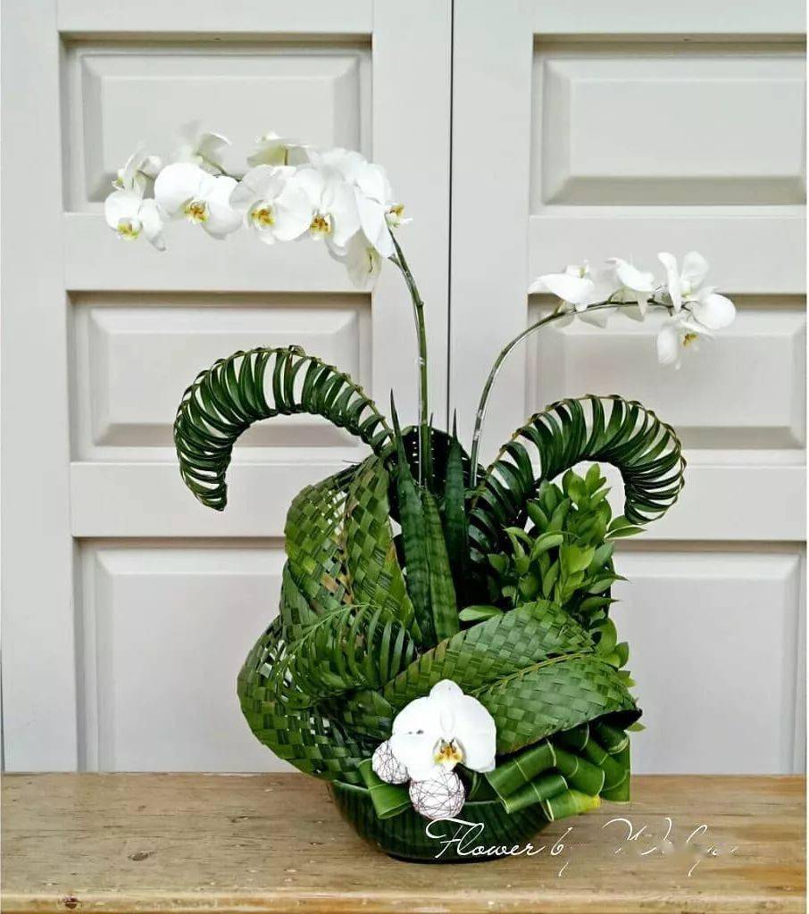 做编织,玩插花,看花艺师们如何玩转"叶材编织"