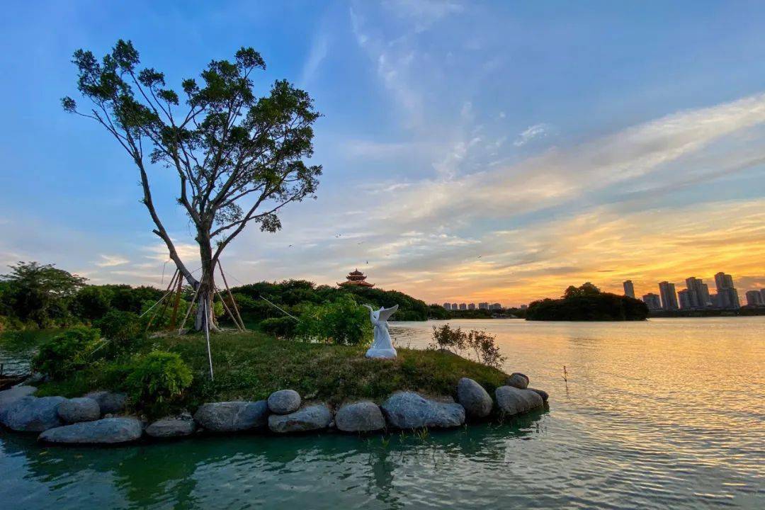 泉州西湖公园桃花岛图片