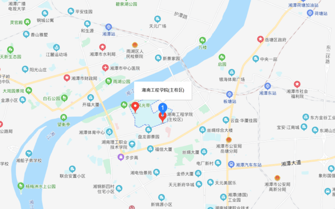 湖南工程学院地图图片