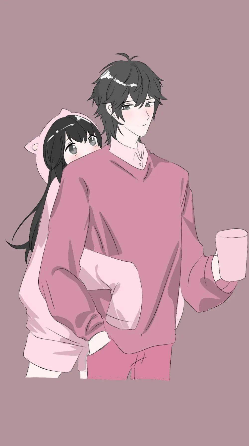 手机壁纸情侣一半一半