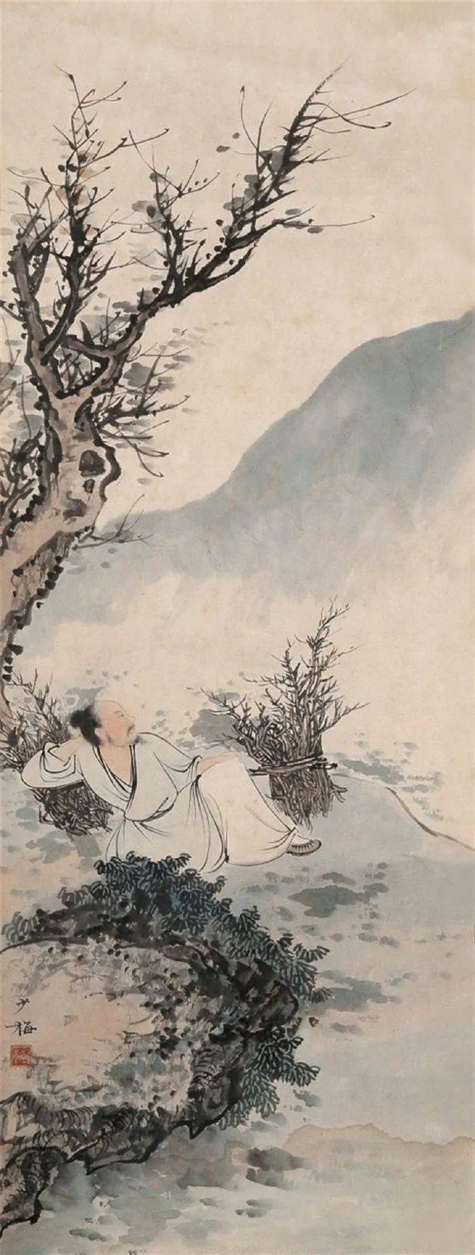 名品视界陈少梅山水人物绘画作品欣赏一