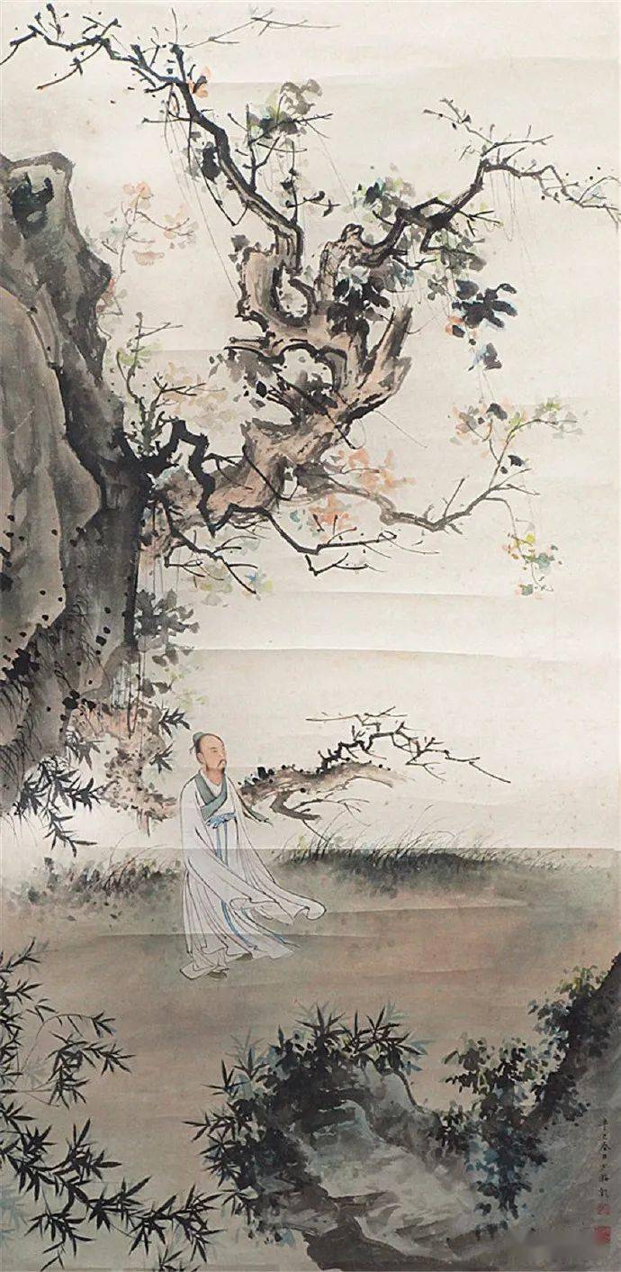 名品视界陈少梅山水人物绘画作品欣赏一