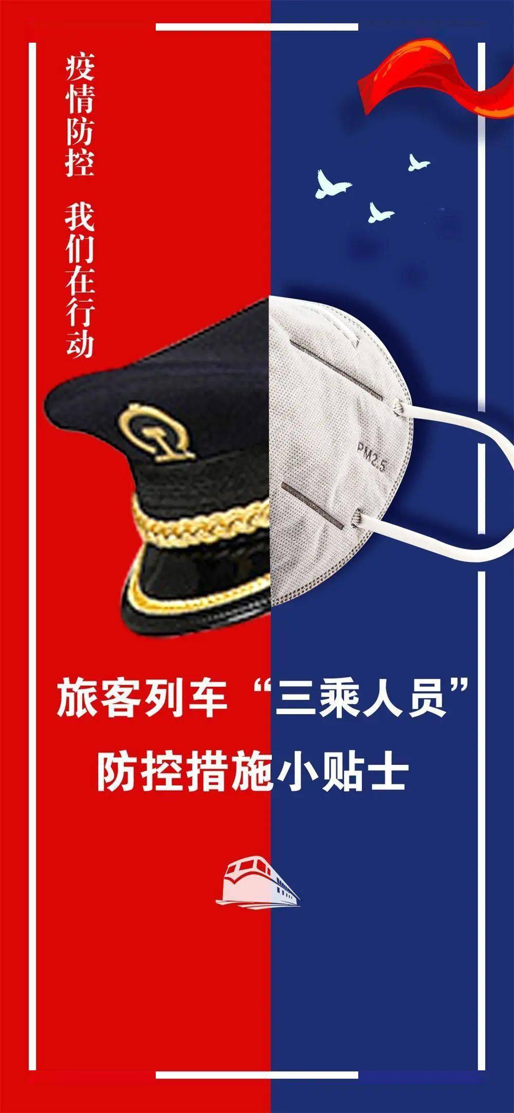 防疫小贴士旅客列车三乘人员防控措施小贴士