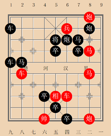 象棋殘局:環繞一週_解法