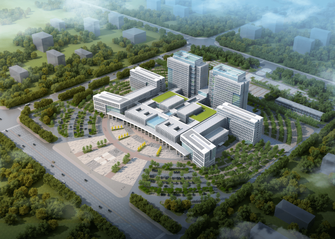 张福龙一行调研菏泽市第三人民医院新院区项目建设