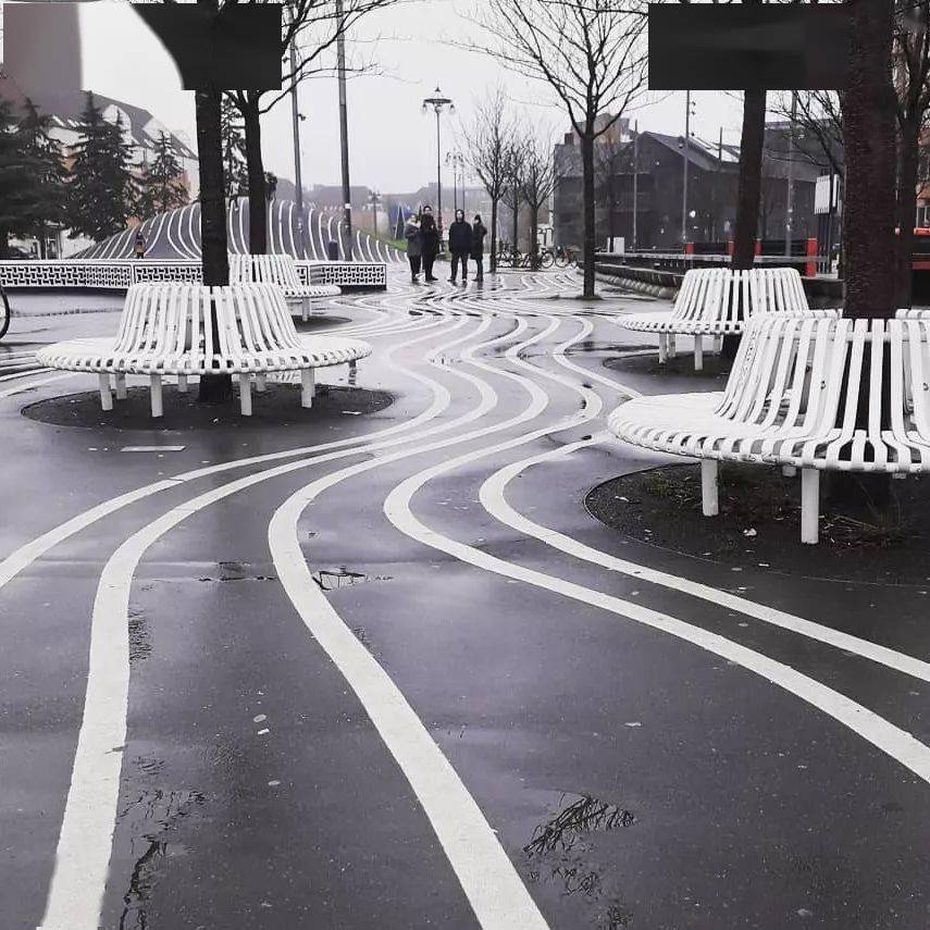 铺装太普通你就画画线