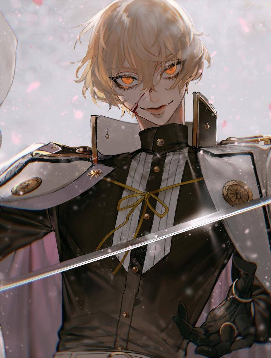 来自日本插画师au的一组帅气人物插画欣赏造型十分有个性