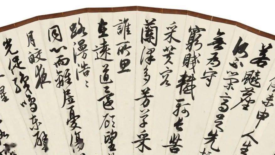 背面局部,早期书法不同于后期的高挺瘦硬,韵味十足北京故宫藏蓝瑛