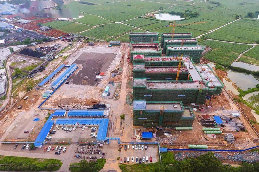 港北区第六初级中学来了!月底或将部分交付使用.