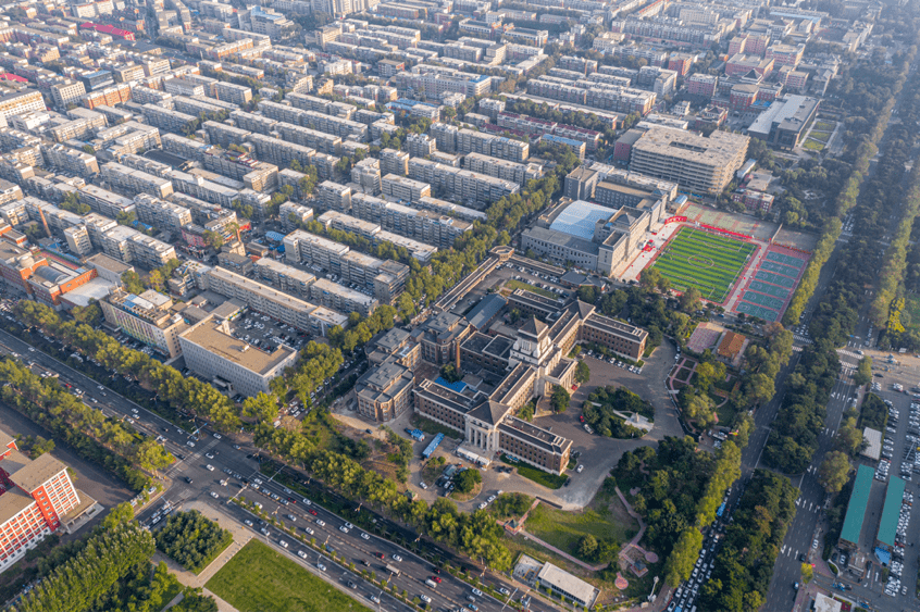 吉林建筑大学俯瞰图图片